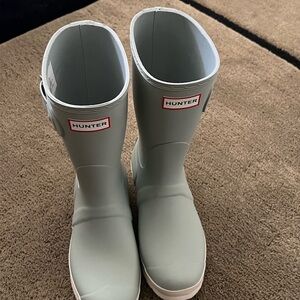 Hunter baby blue Rain Boots
